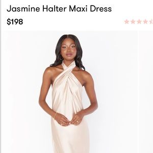 Jasmine Halter Maxi Dress